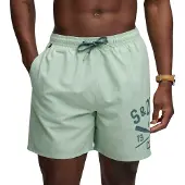 Superdry Zwemshorts lichtgroen / donkergroen