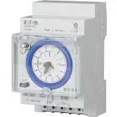 Eaton analoge tijdschakelklok 1 schakelaar wekelijks kwarts DIN rail - 167392