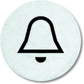 ABB Busch-Jaeger Transparant Bel Symbool Reliëf - 2CKA001714A0296 [5 stuks]