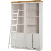 Notio Living Anita- Boekenkast in klassiek landhuisdesign van grenenhoutG WH