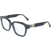 Ferragamo Bril - - SF3040 - Acetaat - Blauwe hoorn - Dames