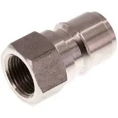 Tameson RVS DN 10 Wasapparatuur Insteeknippel G 3/8 inch Buitendraad