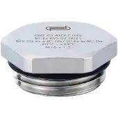 Hummel Metric Ex Messing Blinde Plug M63x1.5 Vernikkeld - 1197630050