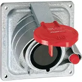 Legrand Hypra inbouwstopcontact 400V 16A 3P+N Metaal IP44 - 052214