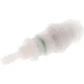 Tameson PVDF DN 5 Koppeling Snelkoppeling 6 mm Slangpilaar Schotkoppeling