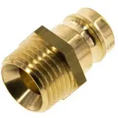 Tameson Messing DN 9 Tempereerkoppeling Insteeknippel M16x1.5 Buitendraad [5 Stuks]