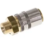 Tameson Messing DN 9 Tempereerkoppeling Snelkoppeling M16x1.5 Buitendraad