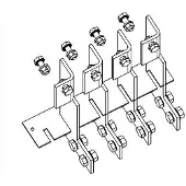 Eaton SKH630 Kabelterminalset L123+N Onderste Bevestiging - 6034725
