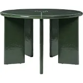 Ferm Living Deya Tafel Ø120 Donkergroen - Eettafels & bartafels Beton Dark Green - 1104272976