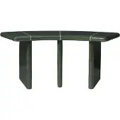 Ferm Living Deya curved zitbank Donkergroen, 110x40x45,5 cm