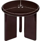 Ferm Living Deya bijzettafel Ø47x45 cm Chestnut brown