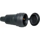 Kopp Rubberdop groot IP44 zwart - 181416005 [10 stuks]