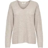 ONLY Trui 'ONLCAMILLA' beige gemêleerd