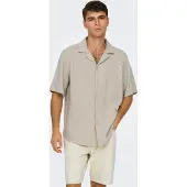 Only & Sons Overhemd 'ONSLatham' taupe