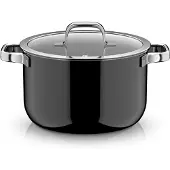 WMF Fusiontec Mineral Pro, pan met deksel, 24 cm, zwart, artikelnummer 122517