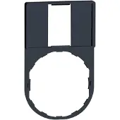 Schneider Electric Harmony Legenda Houder 30x50mm Zwart - ZBZ33 [10 Stuks]