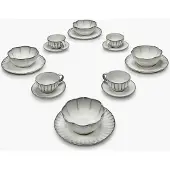 Serax Inku Breakfast Set - Set of 16 Green