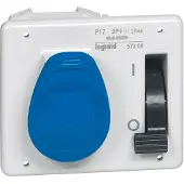 Legrand Inbouwstopcontact 230V 16A 3P IP44 P17 Met Slot - 057300