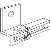 Eaton C-Profiel Wandbevestigingsbeugel 85x23mm - 1042705