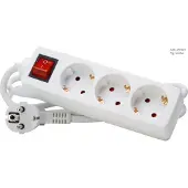 Kopp Schakelaarcontactdoos 3-Weg Arctic White Rand - 129713007 [10 stuks]
