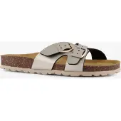 Hush puppies dames bio slippers taupe maat 40
