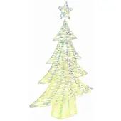vidaXL Kerstboom 120 LED's Warmwit 120,5 cm PET