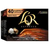 L'OR 5x Espresso Colombia Cups 40 stuks