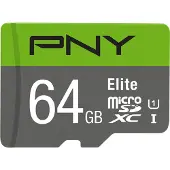 PNY Micro SD geheugenkaart met adapter PNY P-SDUX64U185GW-GE 64 GB