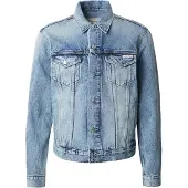 Calvin Klein Jeans Tussenjas 'ANDREW' blauw denim