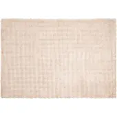 vidaXL Antislip deken van imitatie konijnenbont Olite 4 st Beige