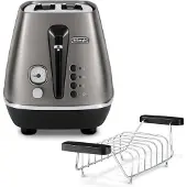 De'Longhi DeLonghi Distinta CTIN2103.TB Broodrooster, 900 W - Titaanzwart