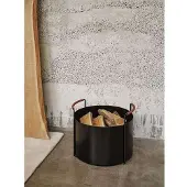 Ferm Living Port Bergvak Voor Brandhoudt / Emmer - Houtopslag en brandveiligheid Ijzer Black - 1104270160
