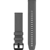Garmin Siliconen bandje - 20 mm aansluiting - Slate Gray