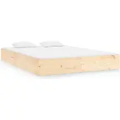 vidaXL Bedframe zonder matras massief hout 160x200 cm