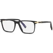 Chopard VCH409 55/17/145 Zwarte Glanzende Acetaat Mannen VCH409