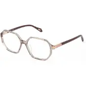 Just cavalli VJC188 54/15/140 Transparant Glanzend Acetaat Bril voor Dames VJC188