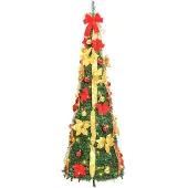 vidaXL Kunstkerstboom pop-up 100 LED's 150 cm groen