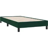 vidaXL Bedframe zonder matras, donkergroen, 80x210 cm, fluweel