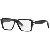 Philipp Plein VPP223 57/16/150 Nero glanzend Acetaat MAN VPP223