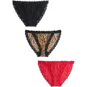 Next Slip bruin / donkerbruin / rood / zwart