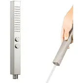 Unyqoos Waterbesparende handdouche met dubbele functie en antikalk sproeier