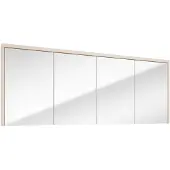 Fontana Basic spiegelkast 157cm met 4 deuren warm linnen