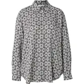 Marc O'Polo Blouse marine / bruin / wit