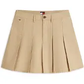 Tommy Hilfiger Rok 'Washed Pleated Mini' beige