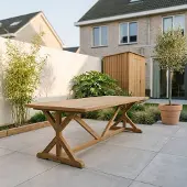 BUITEN living Jakarta dining tuintafel 6 personen | teakhout | Natural Teak | 240cm