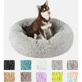 OEM XXL hondenbed - Groot hondenvoer, 100 cm - Asbeige
