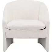 Vente-unique Fauteuil in beige gestructureerde stof TAROLO