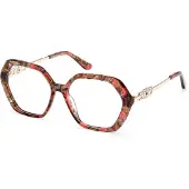 GUESS GU50317 Bordeaux/avana 54/15/140 WOMAN Brilmonturen