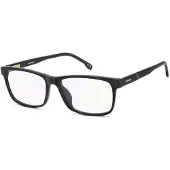 Carrera C FLEX 18/G 57/17/150 Matte zwarte Acetaat monturen MAN C FLEX 18/G