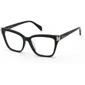Blumarine Bril - - VBM255S - Zwart (Glanzend zwart) - Acetaat - 54/16/140